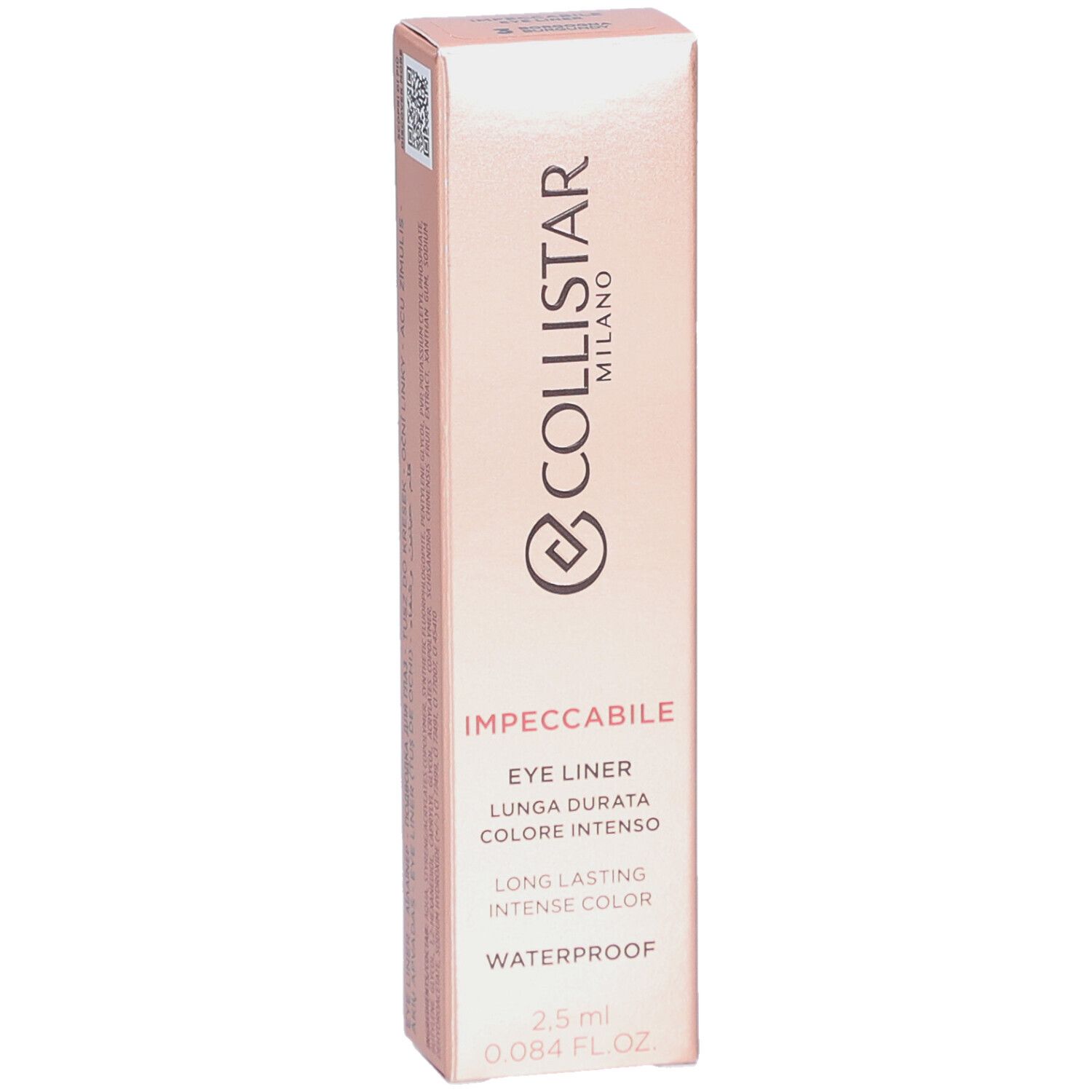 Roze verpakking met Collistar-logo en productnaam. Bevat eyeliner, 2,5 ml.