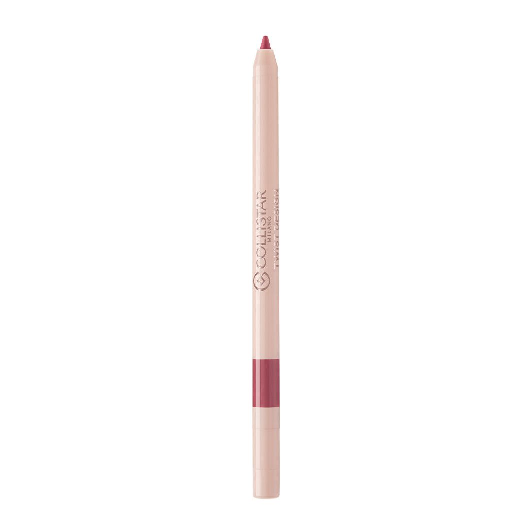 Collistar Twist Design Lip Pencil Rosa del Deserto. Roze lippenstift. Punt en basis roze.