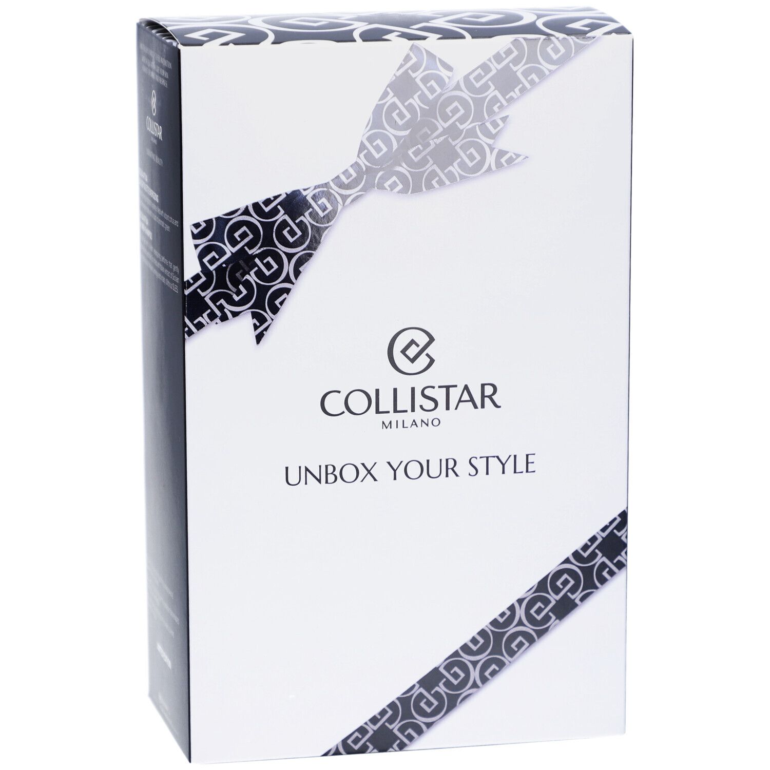 Collistar cadeaubox voor heren met strikmotief. Bevat eau de toilette en douchegel.