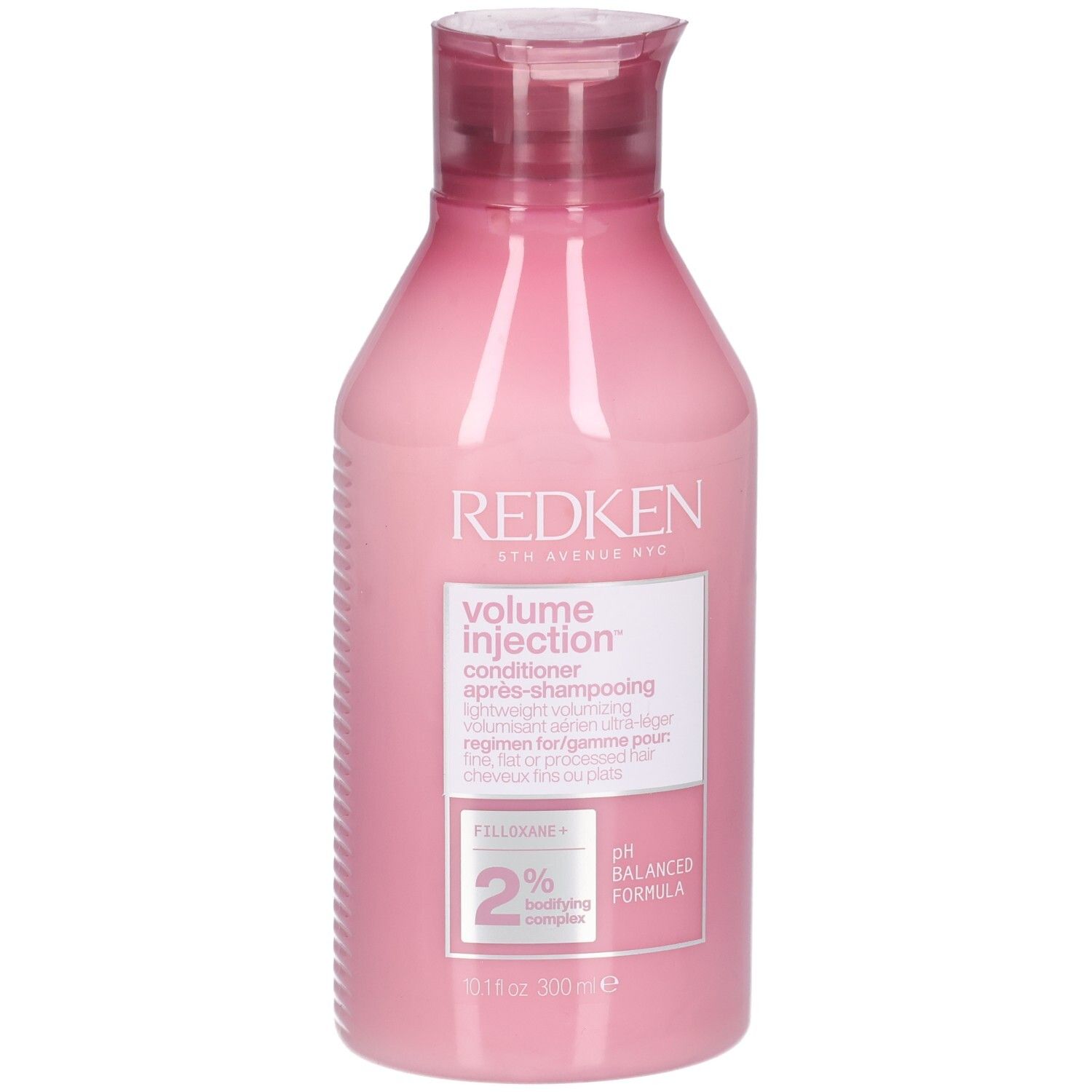 Redken Volume Injection conditioner fles, 300ml, roze.