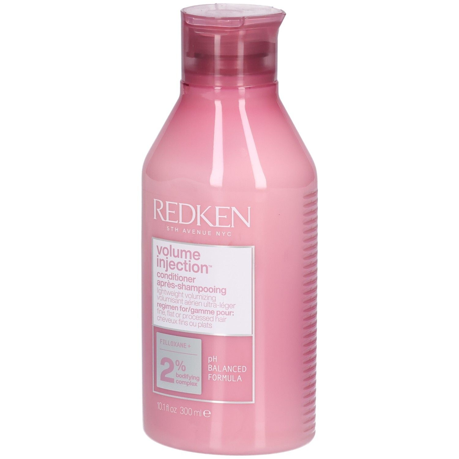 Redken Volume Injection conditioner fles, 300ml, roze.