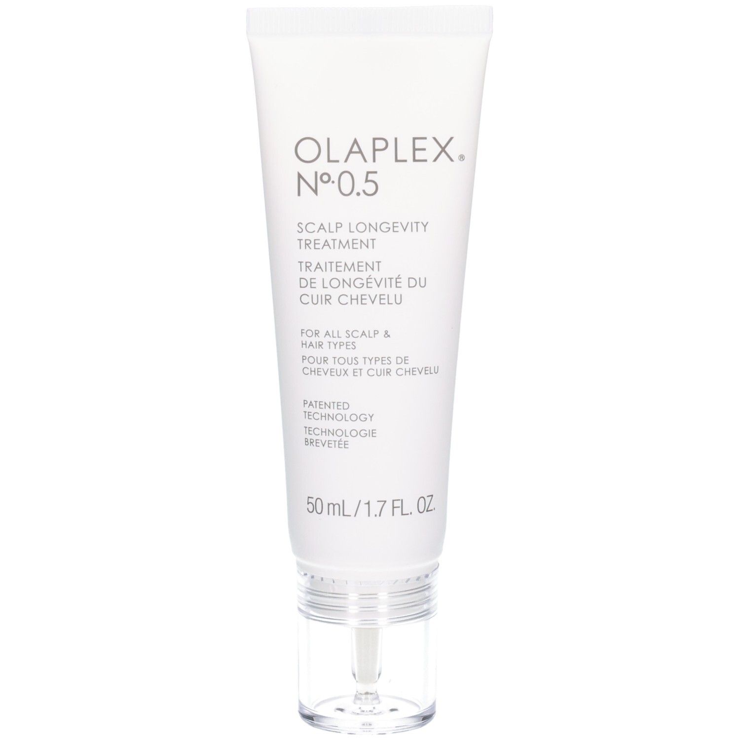Witte tube OLAPLEX No. 0.5 Scalp Longevity Treatment, 50 ml.