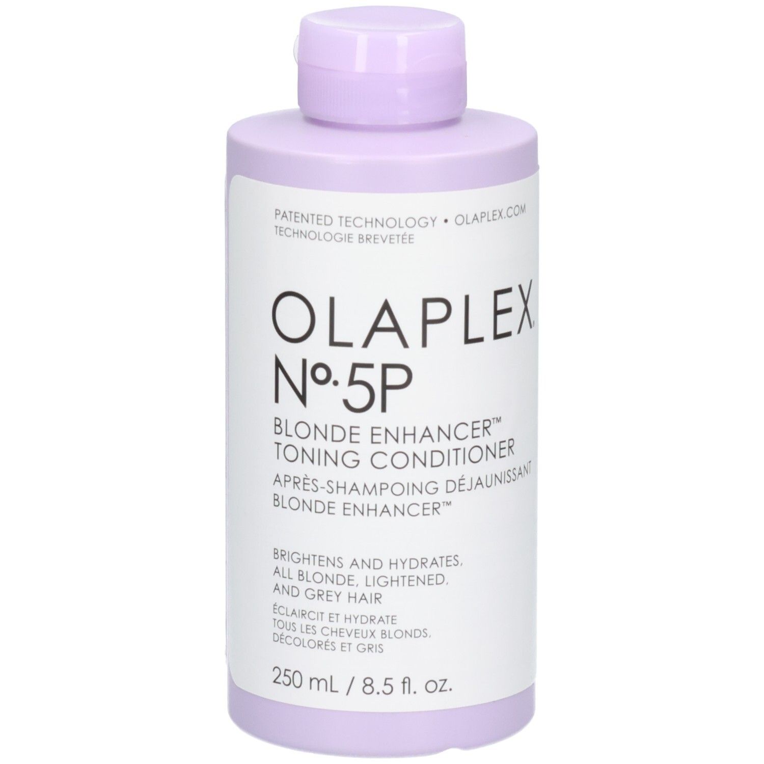 Bouteille OLAPLEX No.5P Blonde Enhancer Toning Conditioner, 250 ml.