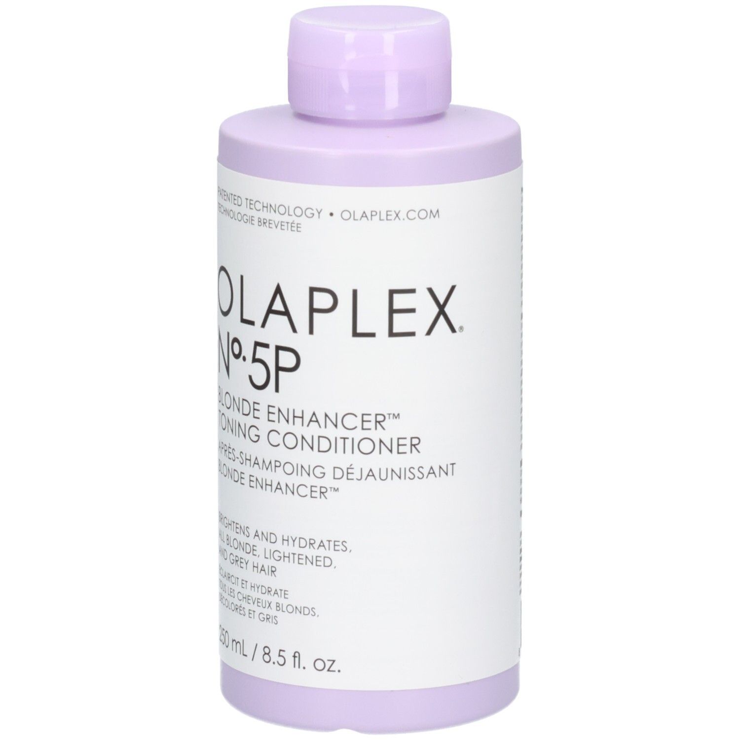 Bouteille OLAPLEX No.5P Blonde Enhancer Toning Conditioner, 250 ml.