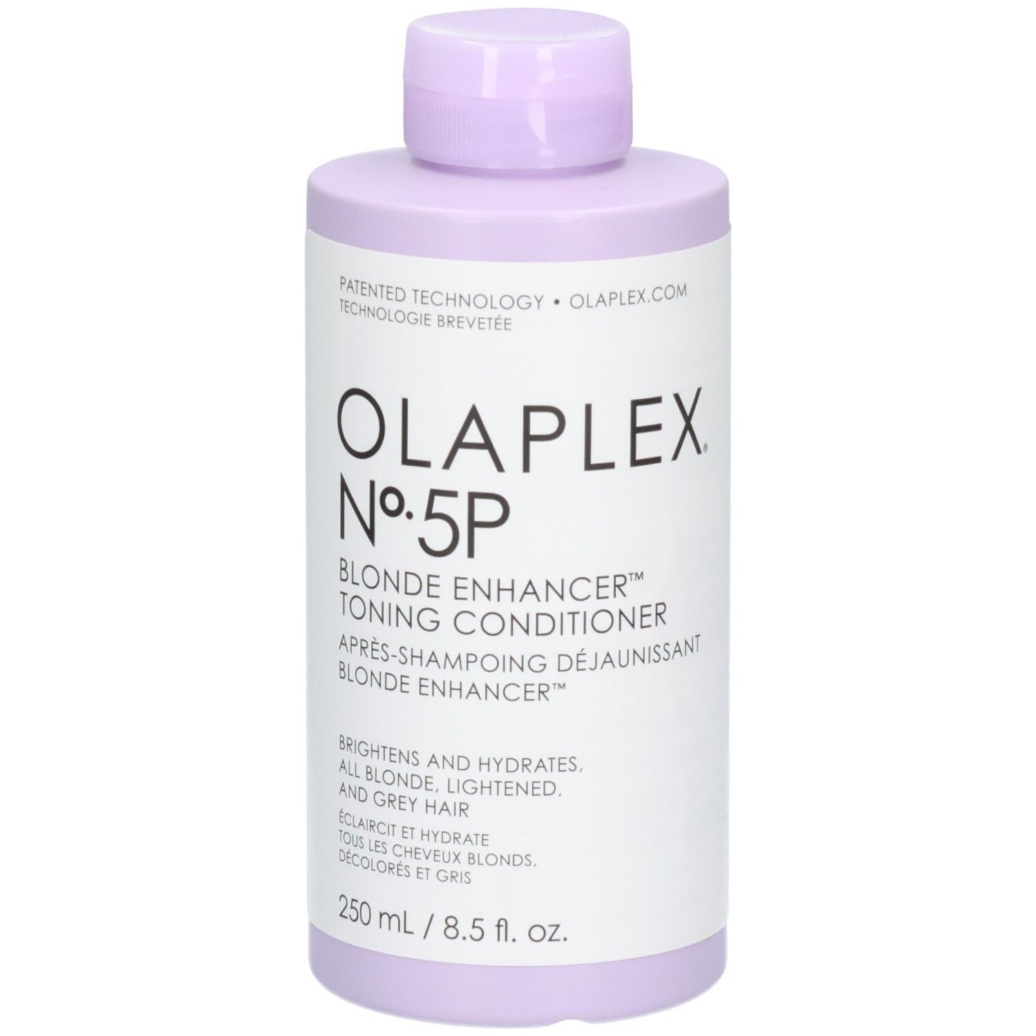 Bouteille OLAPLEX No.5P Blonde Enhancer Toning Conditioner, 250 ml.