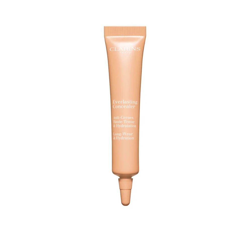 Clarins Everlasting Concealer, teinte 01, dans un tube beige clair.