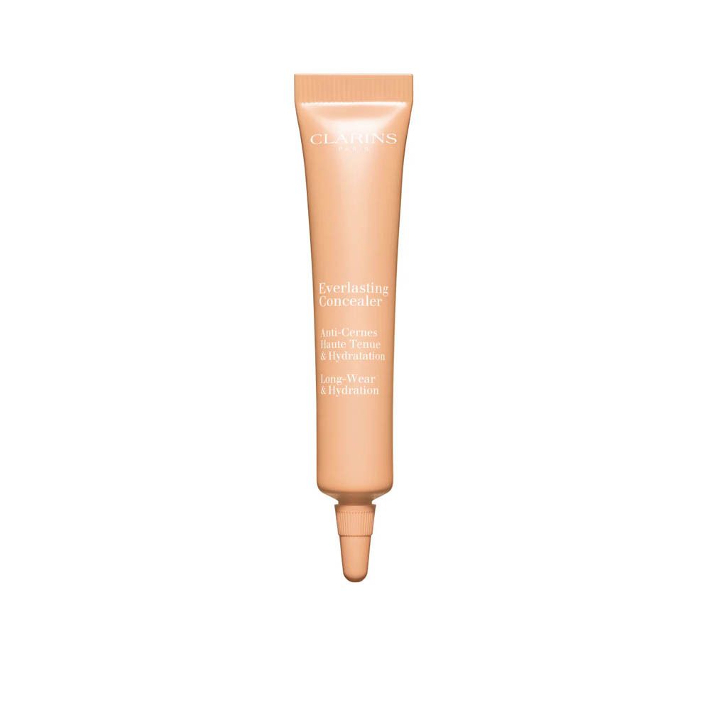 Clarins Everlasting Concealer 02.5 Medium dans un applicateur tube beige clair.