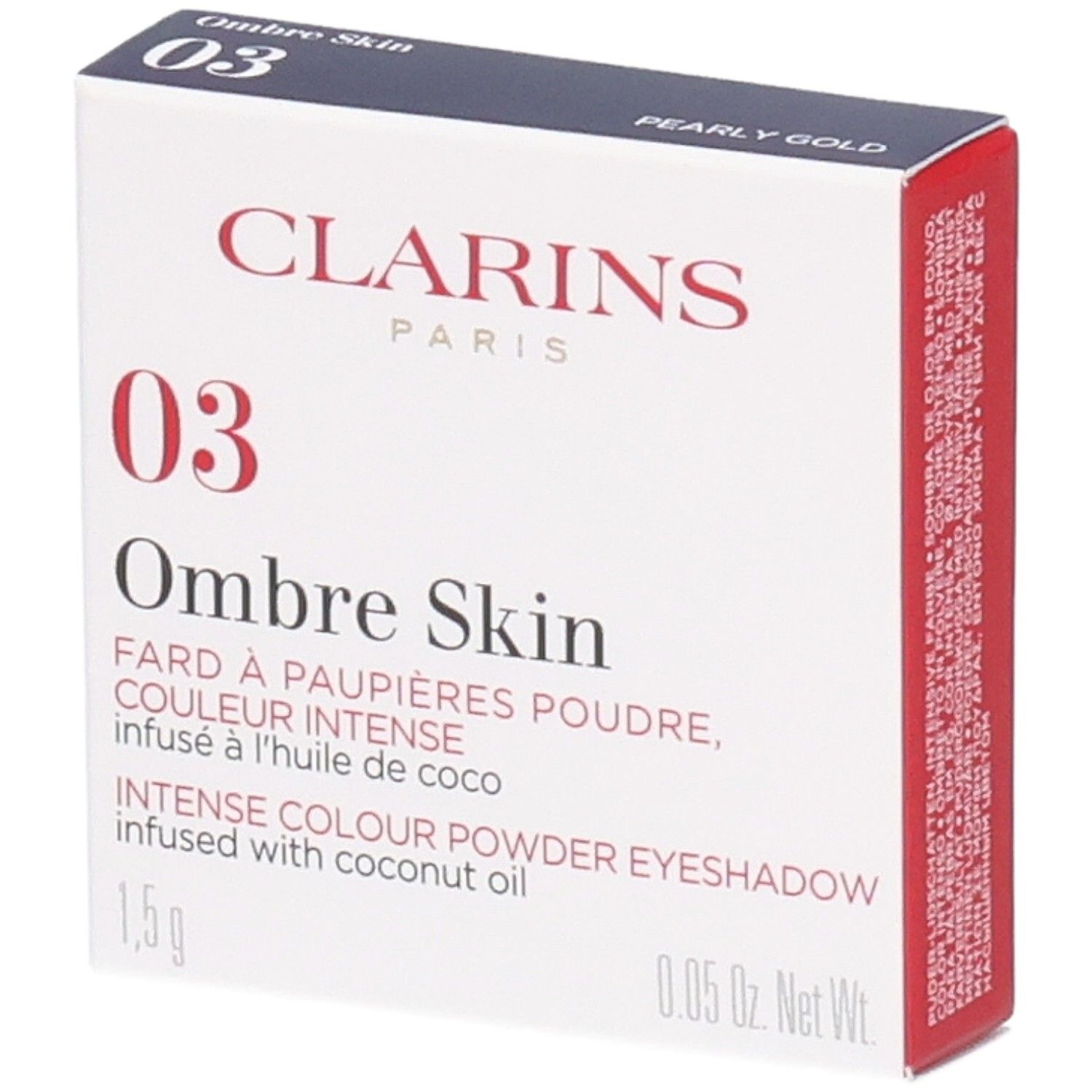 Clarins Ombre Skin oogschaduw 03 Pearly Gold, 1,5g.