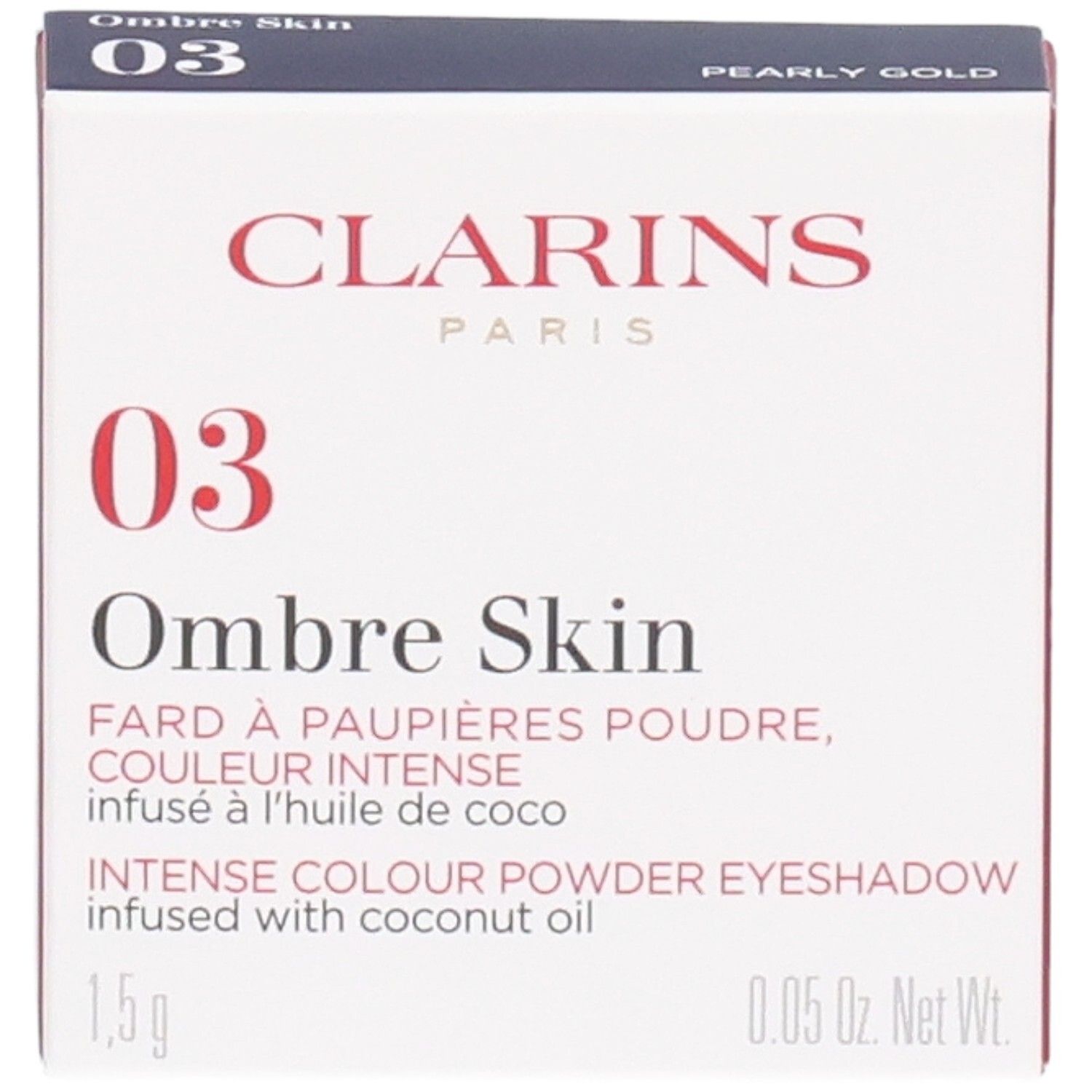 Clarins Ombre Skin oogschaduw 03 Pearly Gold, 1,5g.