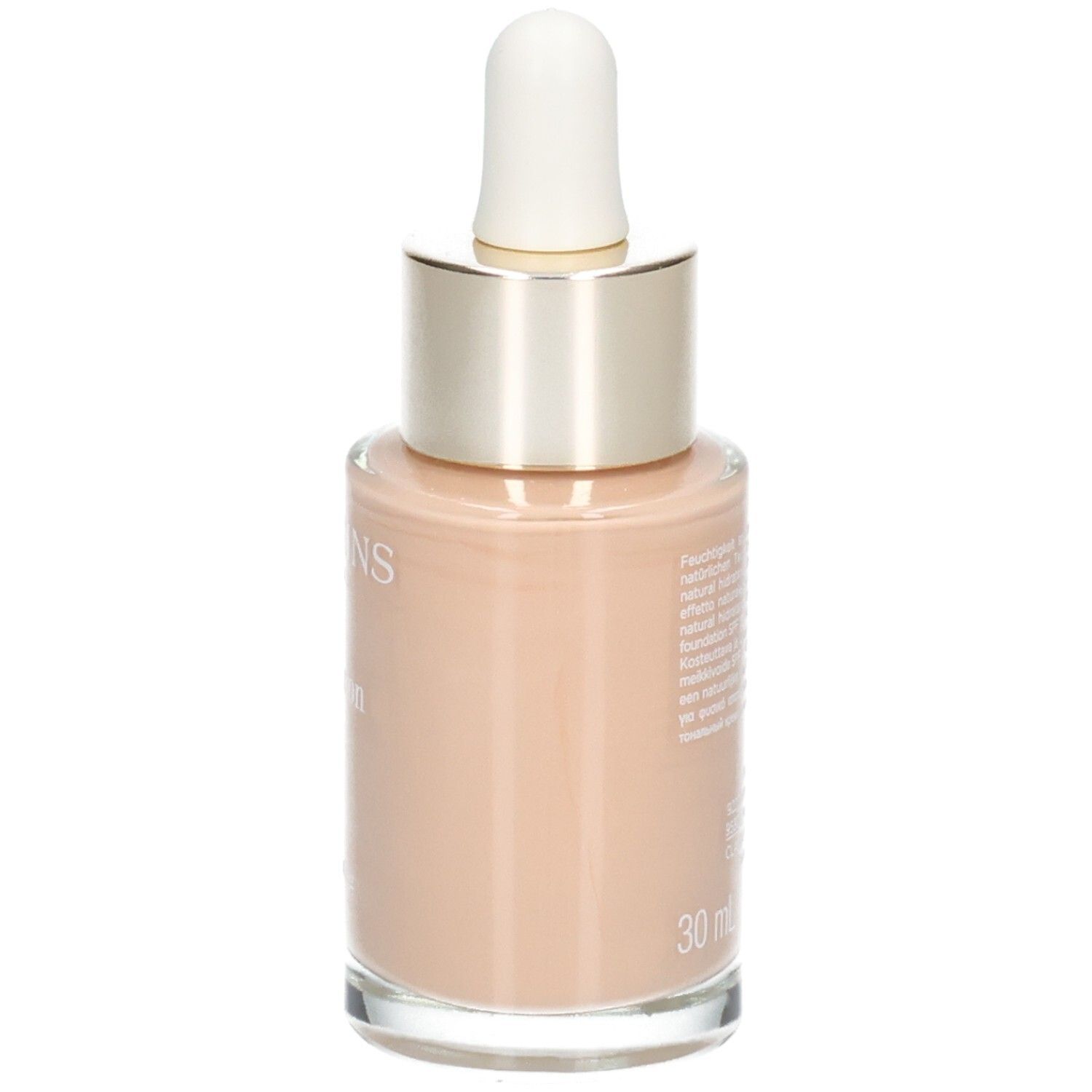 Clarins Skin Illusion Foundation, 107 Beige, fles met pipet.