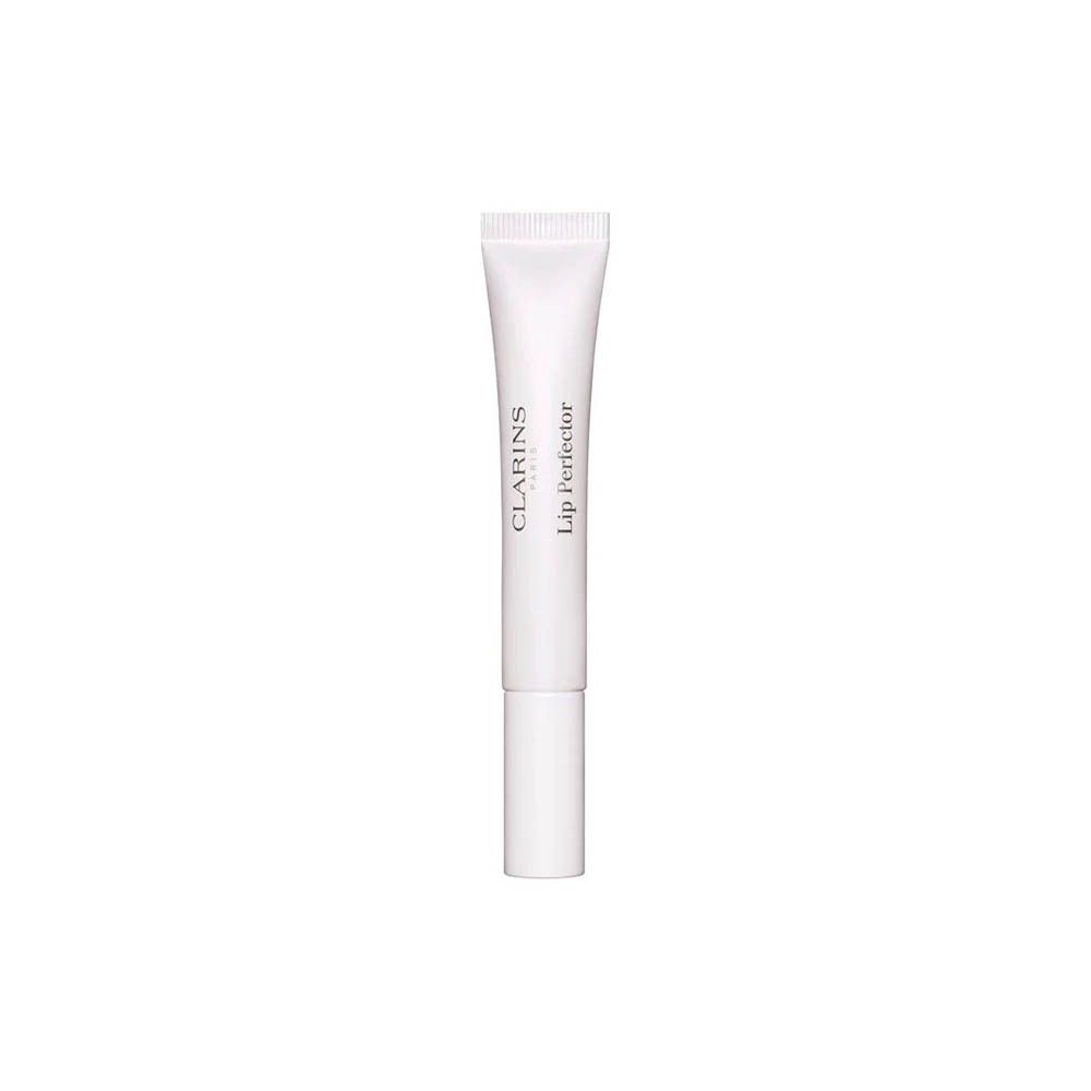 Clarins Lip Perfector 20 in doos, voorkant met productnummer en naam.