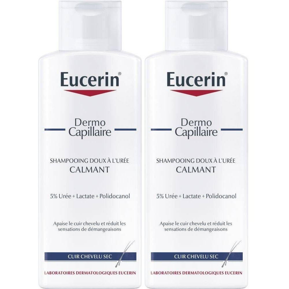 Eucerin DermoCapillaire Shampooing Doux à l'Urée Calmant Cuir Chevelu Sec