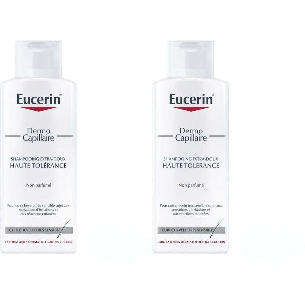 Eucerin DermoCapillaire Shampooing Extra-Doux Haute Tolérance Cuir Chevelu Très Sensible