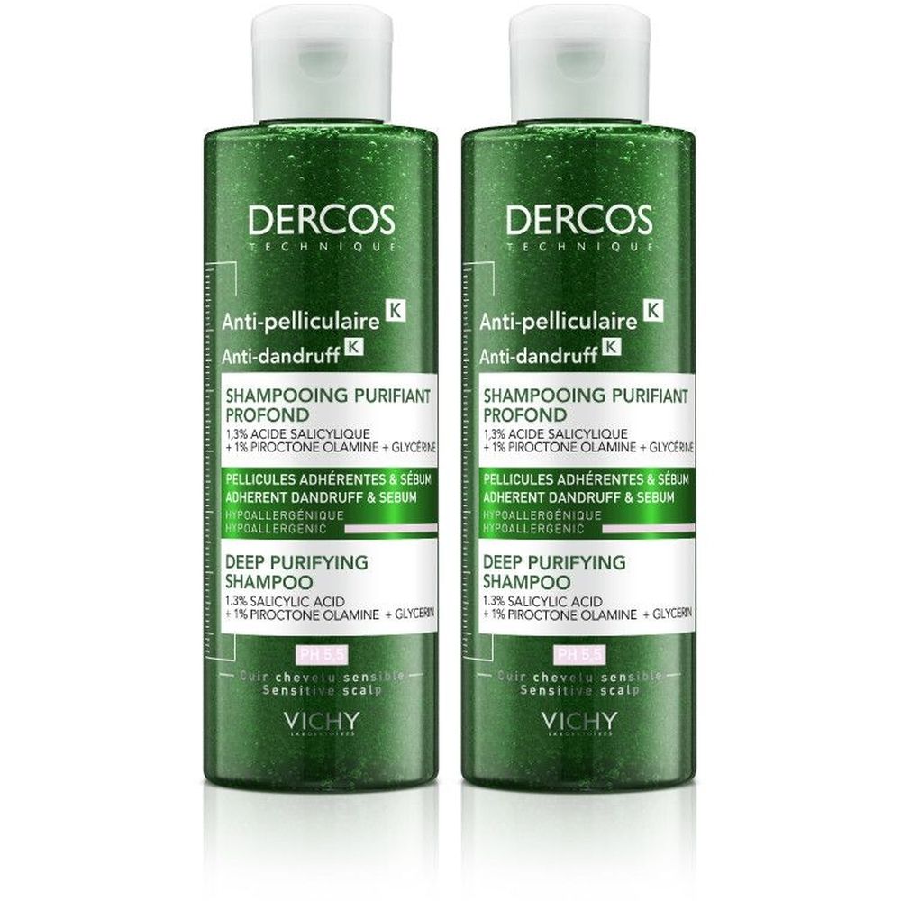 Vichy Dercos Diep Zuiverende Shampoo Anti-Roos