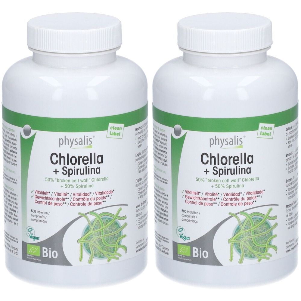 Physalis® Chlorella + Spirulina Bio