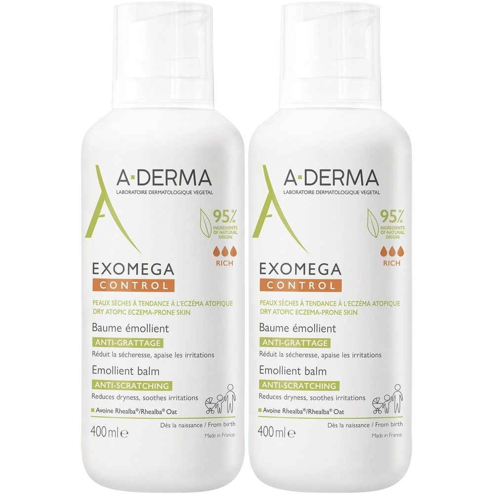 A-Derma Exomega Control Emolliërende Balsem anti-jeuk | Droge huid met neiging tot atopisch eczeem