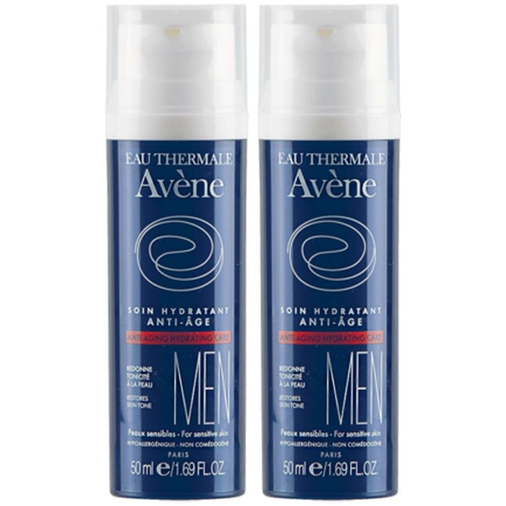 Avène MEN Soin hydratant anti-âge | Acide hyaluronique | Peau sensible