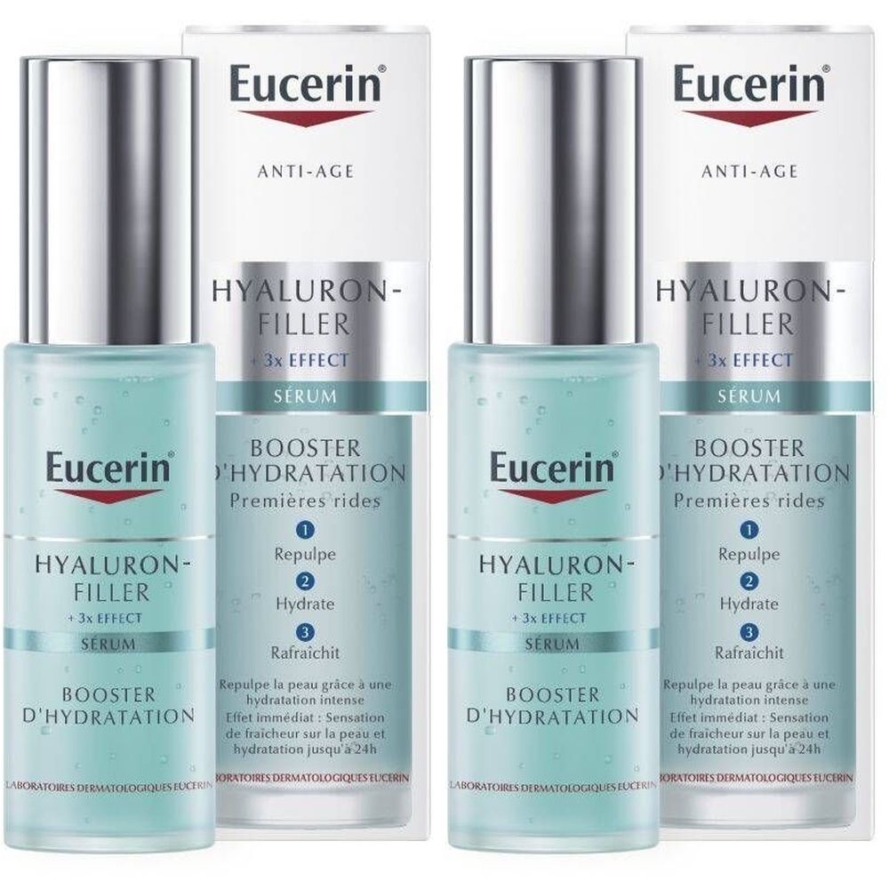 Eucerin Hyaluron-Filler + 3x Effect Sérum Booster d'Hydratation
