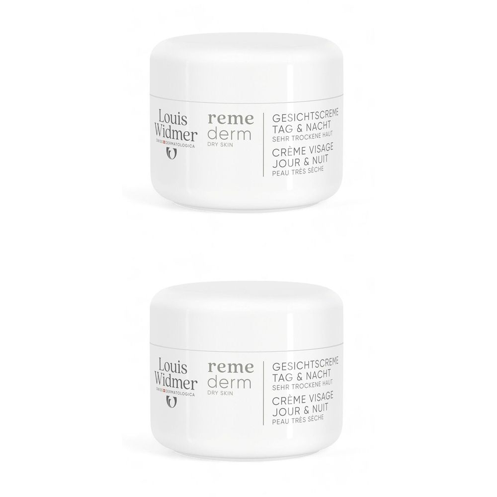 Louis Widmer Remederm Dry Skin Crème Visage Jour & Nuit | Sans Parfum