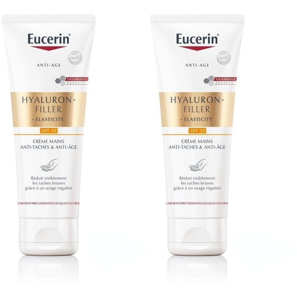 Eucerin Hyaluron-Filler + Elasticity SPF 30 Crème Mains Anti-Taches & Anti-Âge