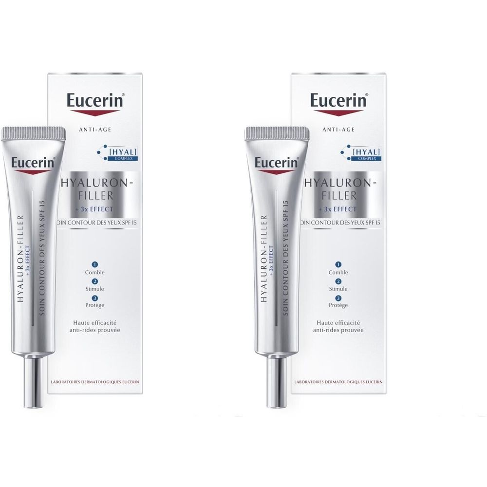 Eucerin® HYALURON-FILLER + 3x EFFECT Contour des Yeux SPF 15