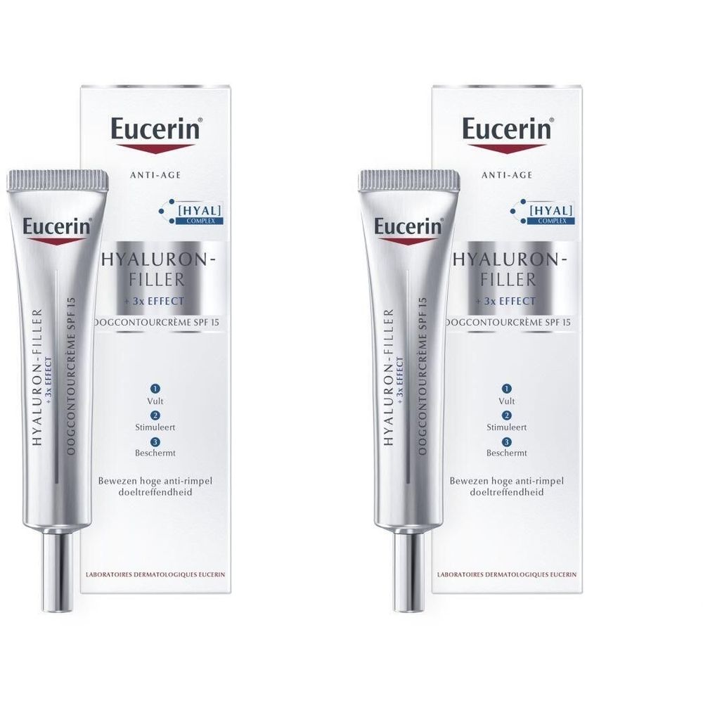 Eucerin Hyaluron-Filler + 3x Effect Oogcontourcrème SPF15
