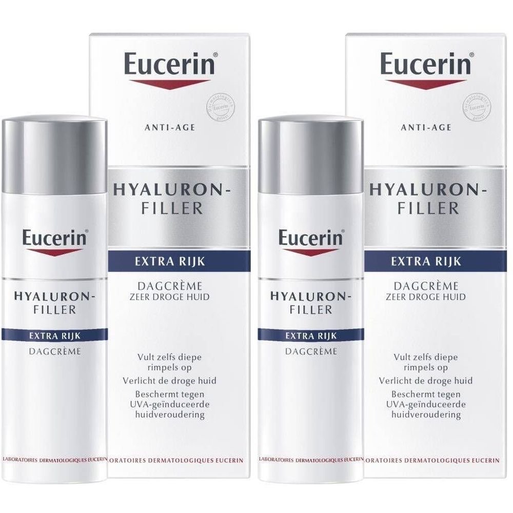 Eucerin Hyaluron-Filler Extra Rijk Dagcrème Zeer Droge Huid