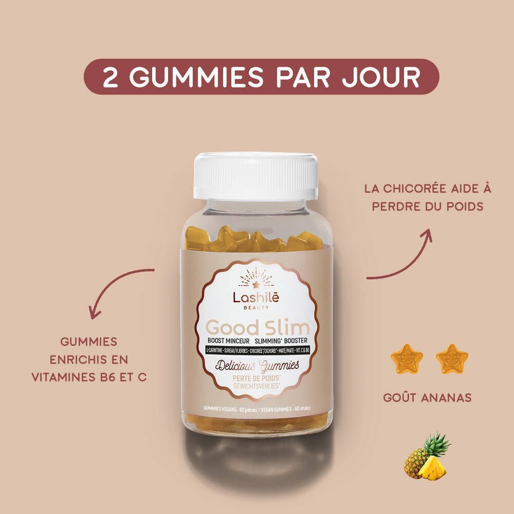Graphique avec symboles: Fabriqué en France, sans gluten, vegan, sans colorants artificiels, emballage recyclable, sans lactose.