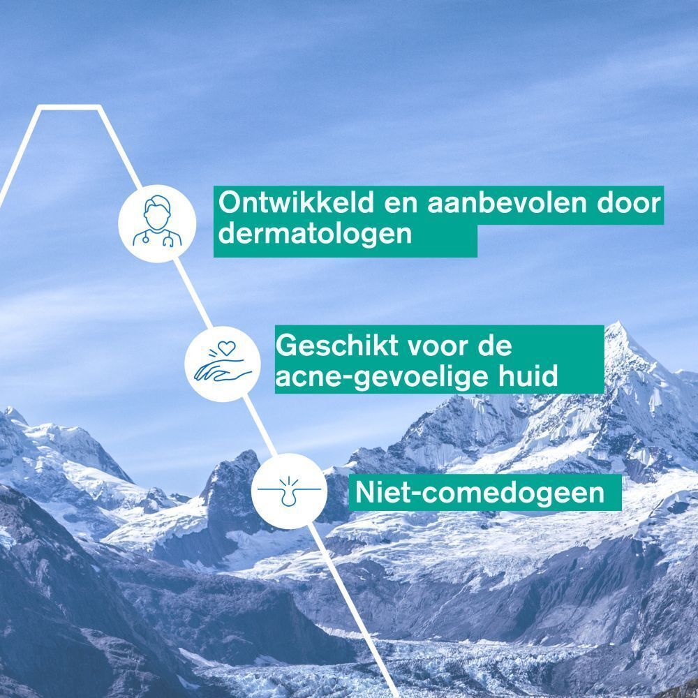 Achterkant van een tube Uriage Hyséac Mat. Tekst: Hyséac Mat Emulsion matifiante, 40ml.