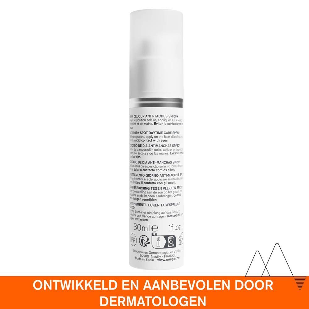 Reinigen, Booster, Hydrateren: Reiniger, Serum, Dagcrème Uriage Dépiderm.