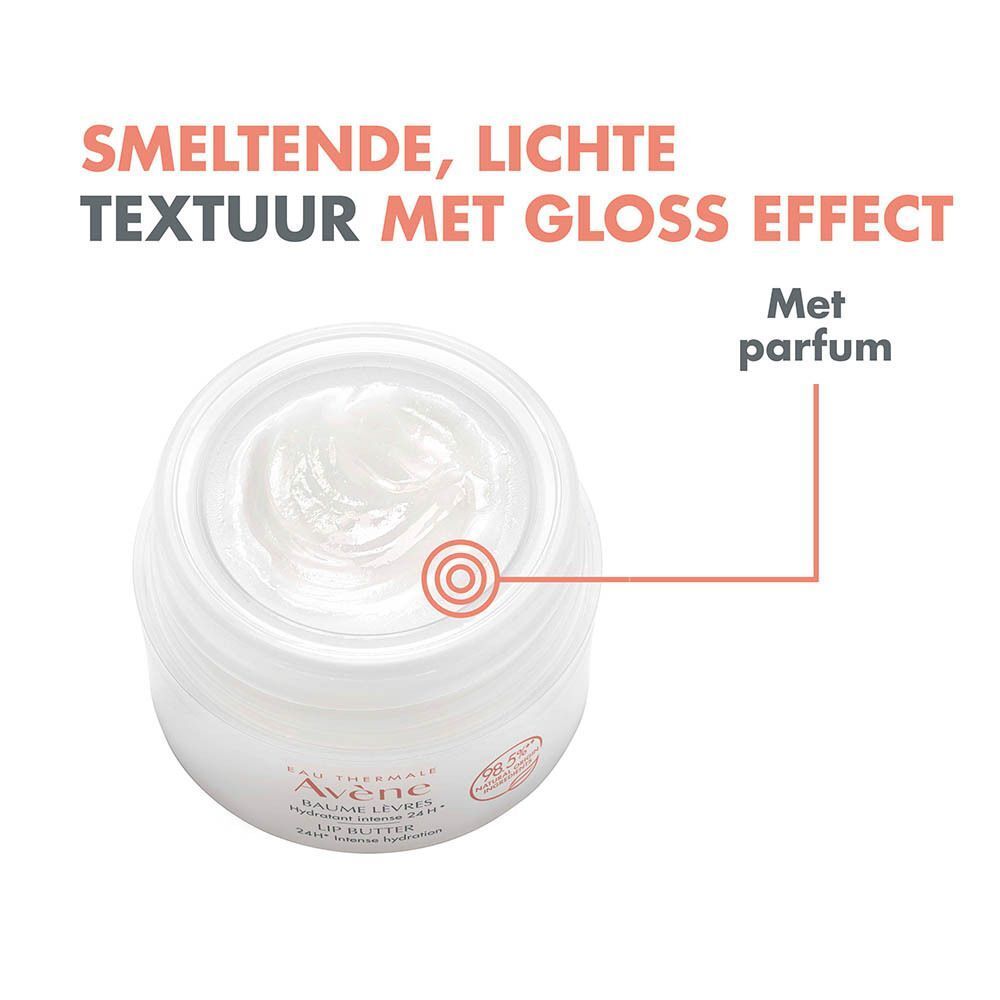 Avene lippenbalsem: smeltende, lichte textuur met gloss-effect en parfum.