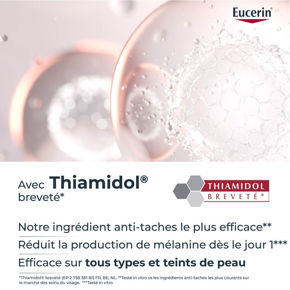Eucerin Thiamidol : l'ingrédient anti-taches le plus efficace.