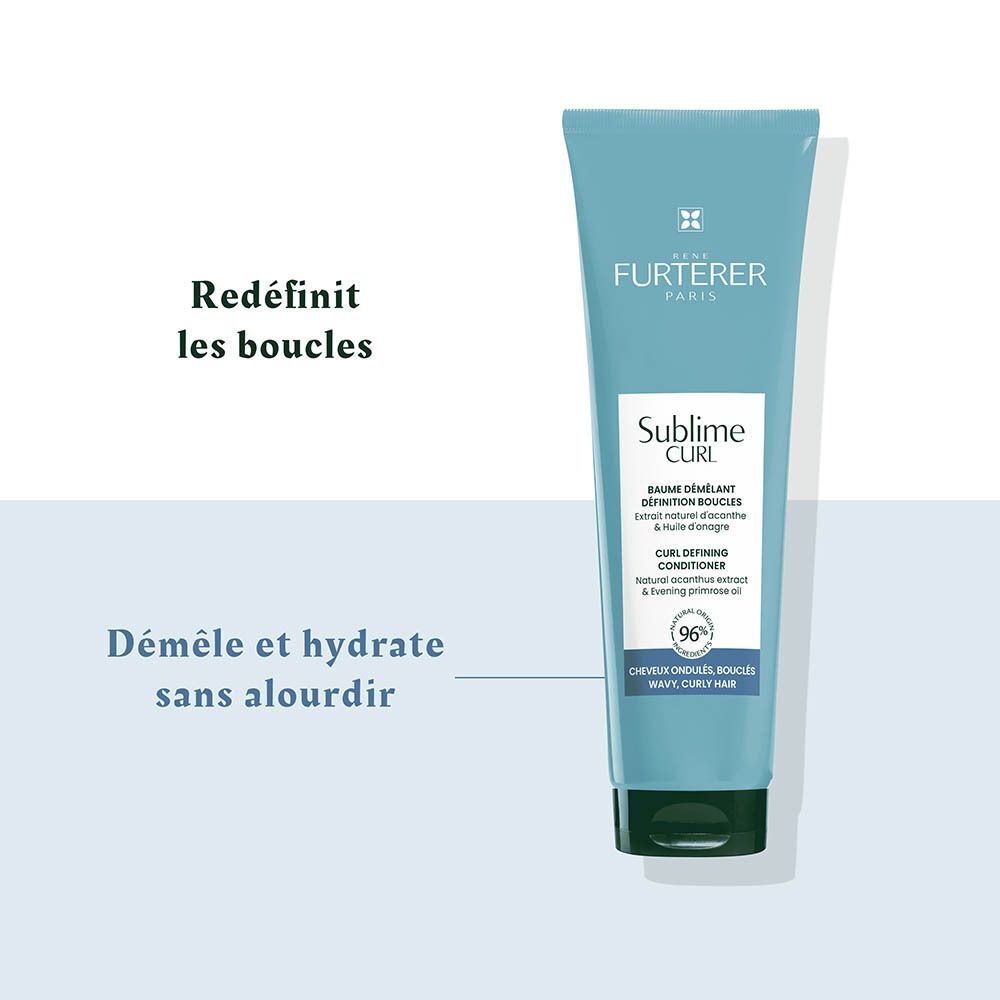 Tube turquoise avec inscription "Sublime Curl".