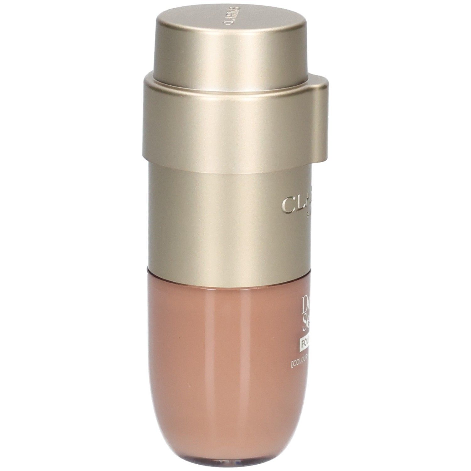 Clarins Double Serum Foundation M3C, een kamer met lichtbruine foundation.
