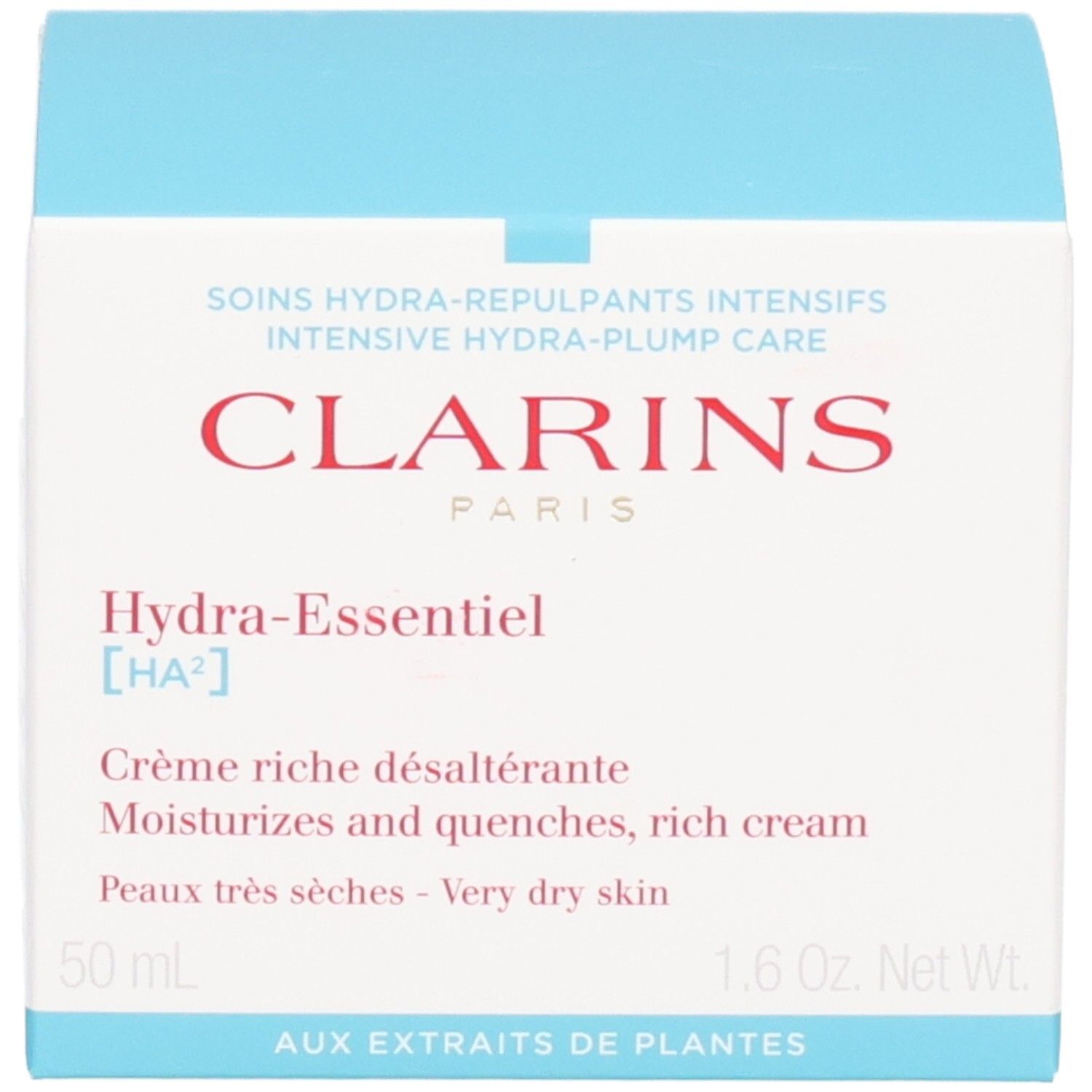 Clarins Hydra-Essentiel Rijke Crème verpakking, 50ml.