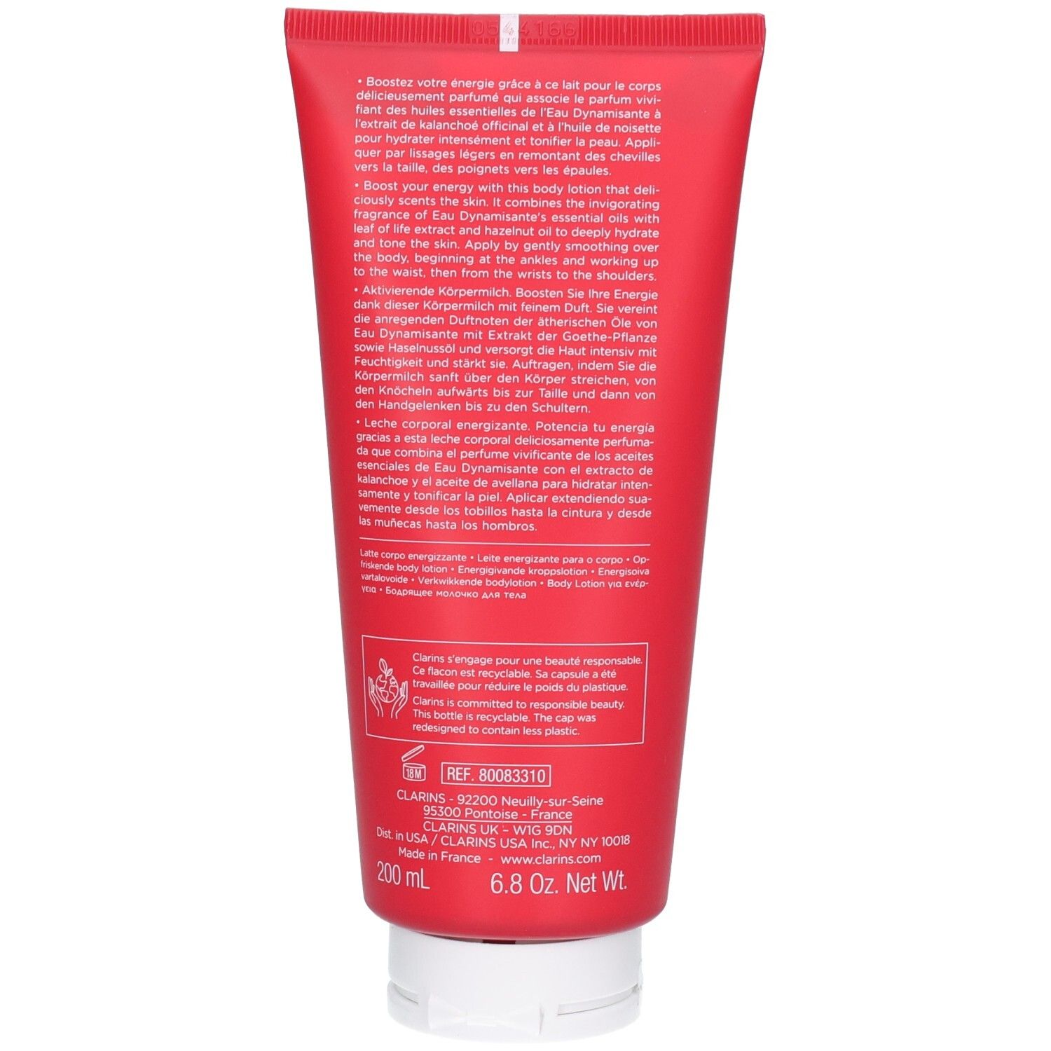 Clarins Eau Dynamisante Energizing melting body lotion