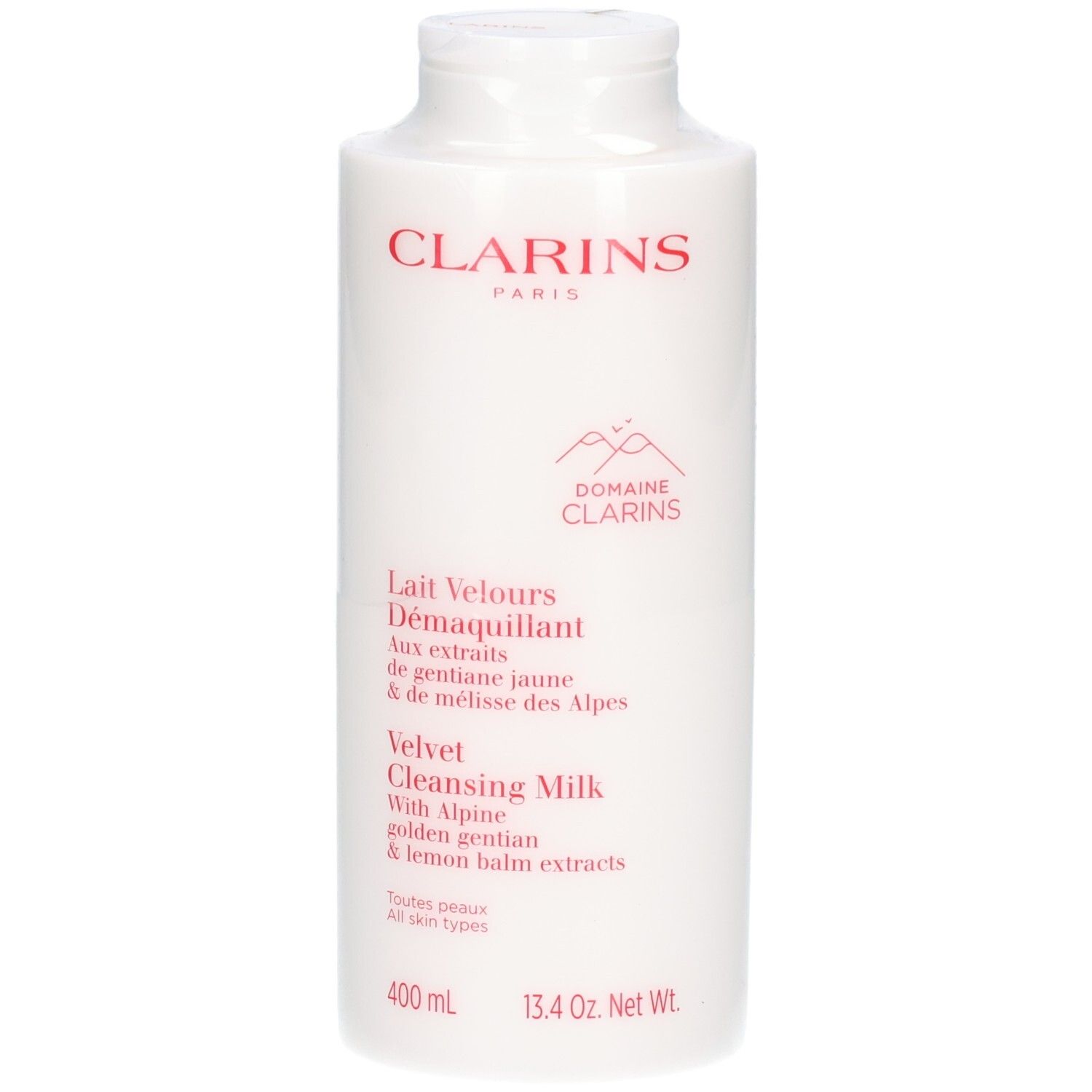 Clarins Lait Velours Demaquillant, 400 ml.