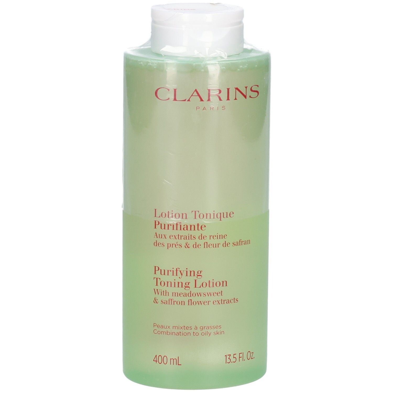 Clarins Zuiverende Tonic Lotion, 400 ml, fles.