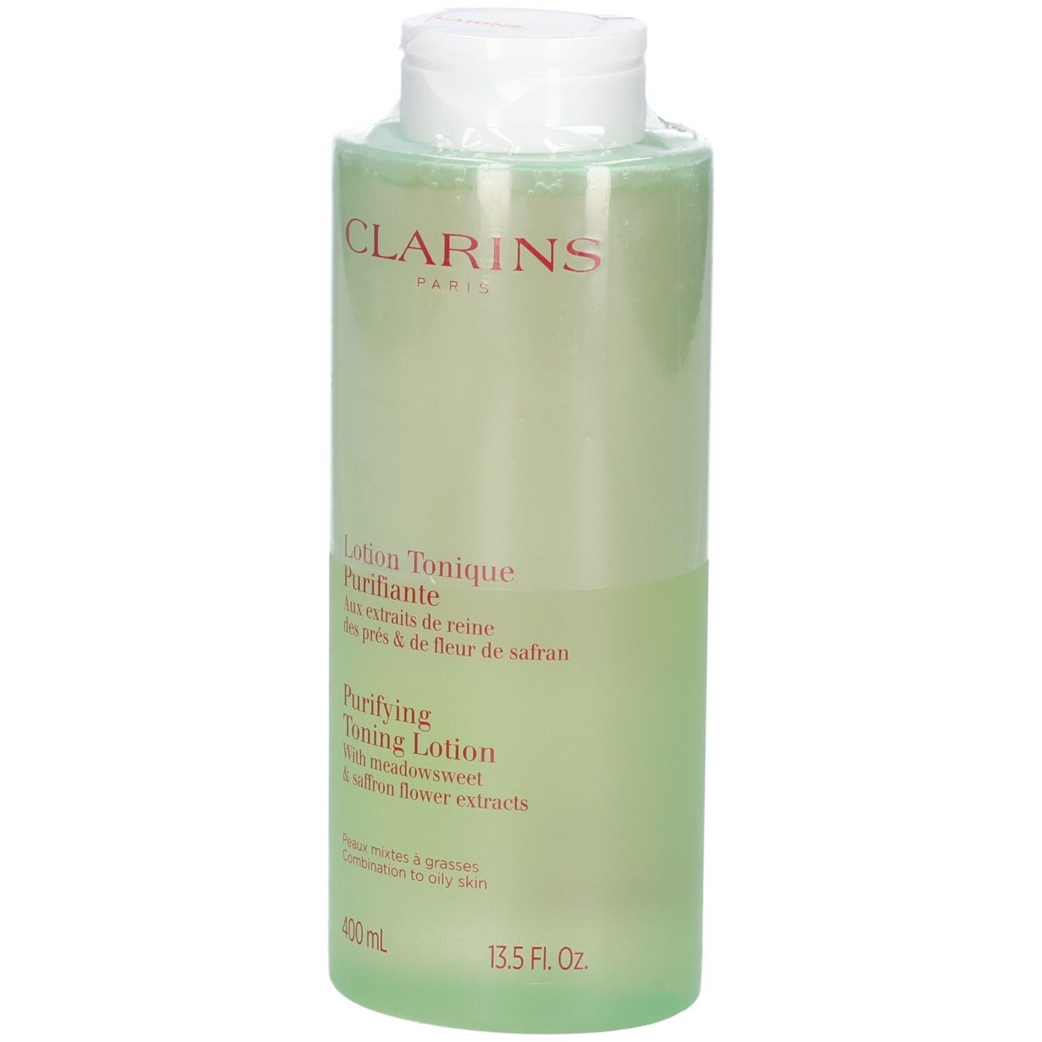 Clarins Zuiverende Tonic Lotion, 400 ml, fles.