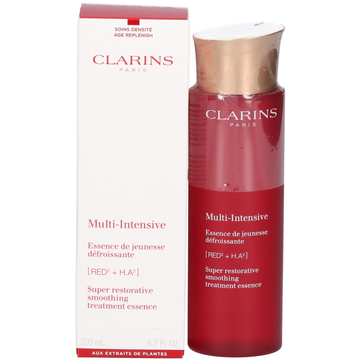 Clarins Multi-Intensive Essence fles en verpakking.