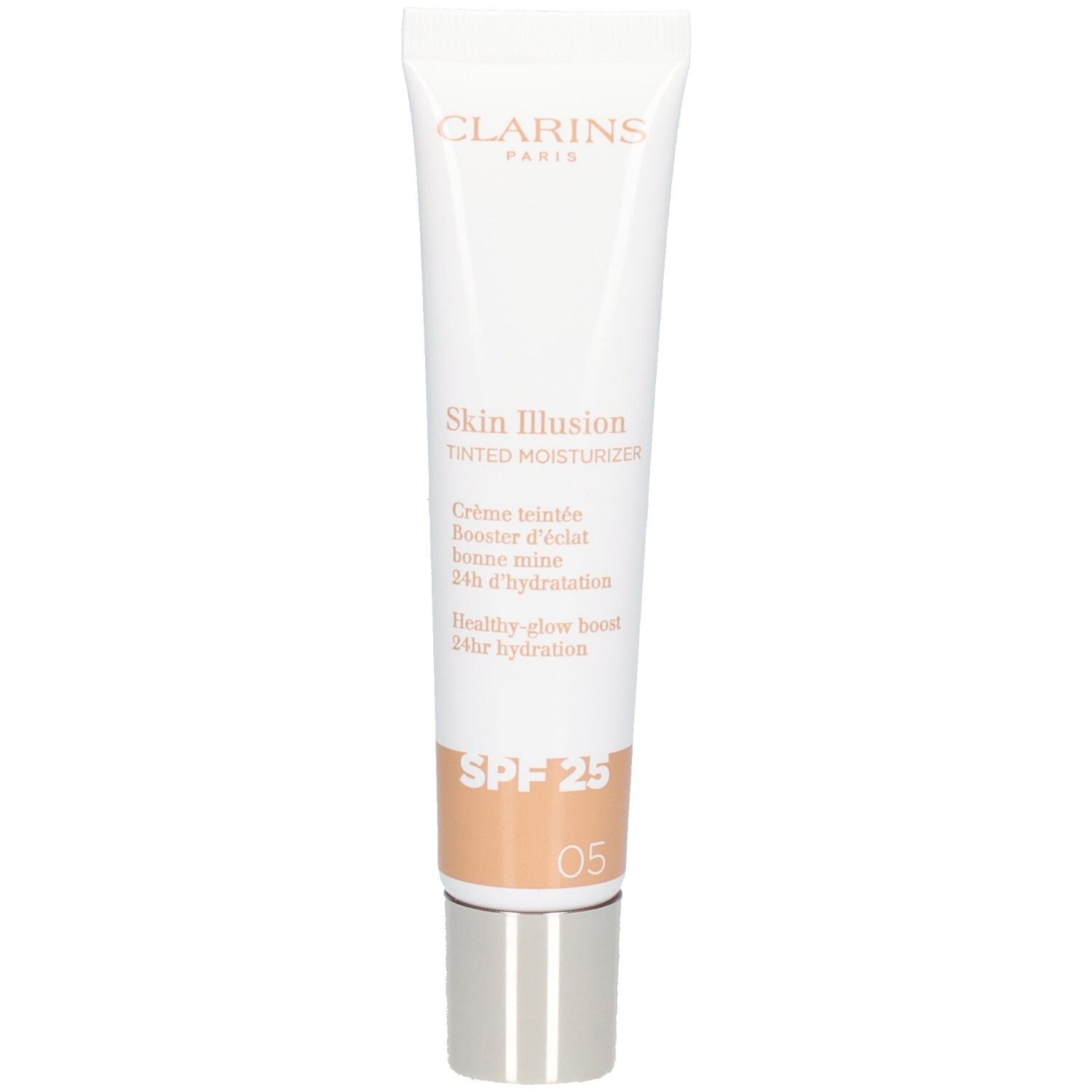 Clarins Skin Illusion getinte hydraterende crème SPF 25, tint 05.