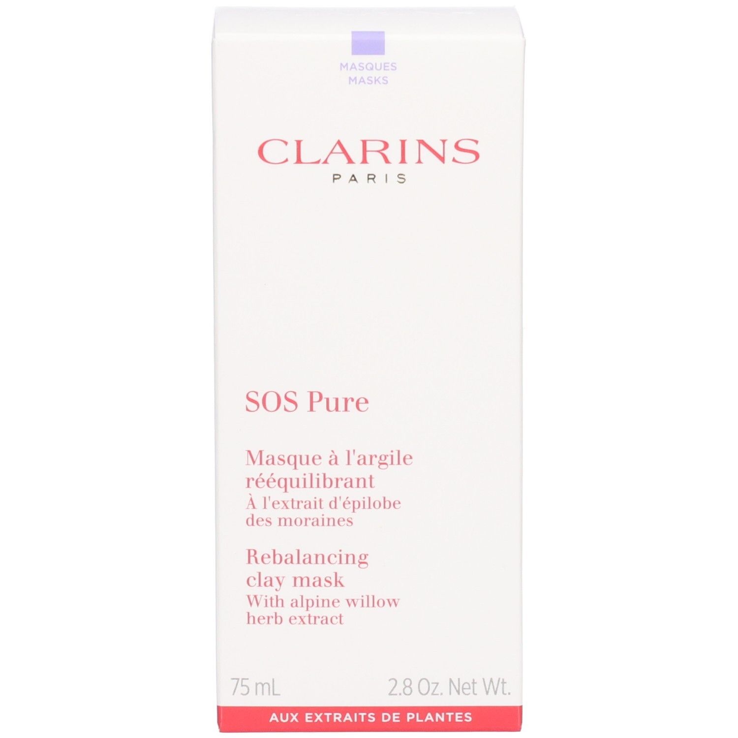 Clarins SOS Pure Rebalancing clay mask