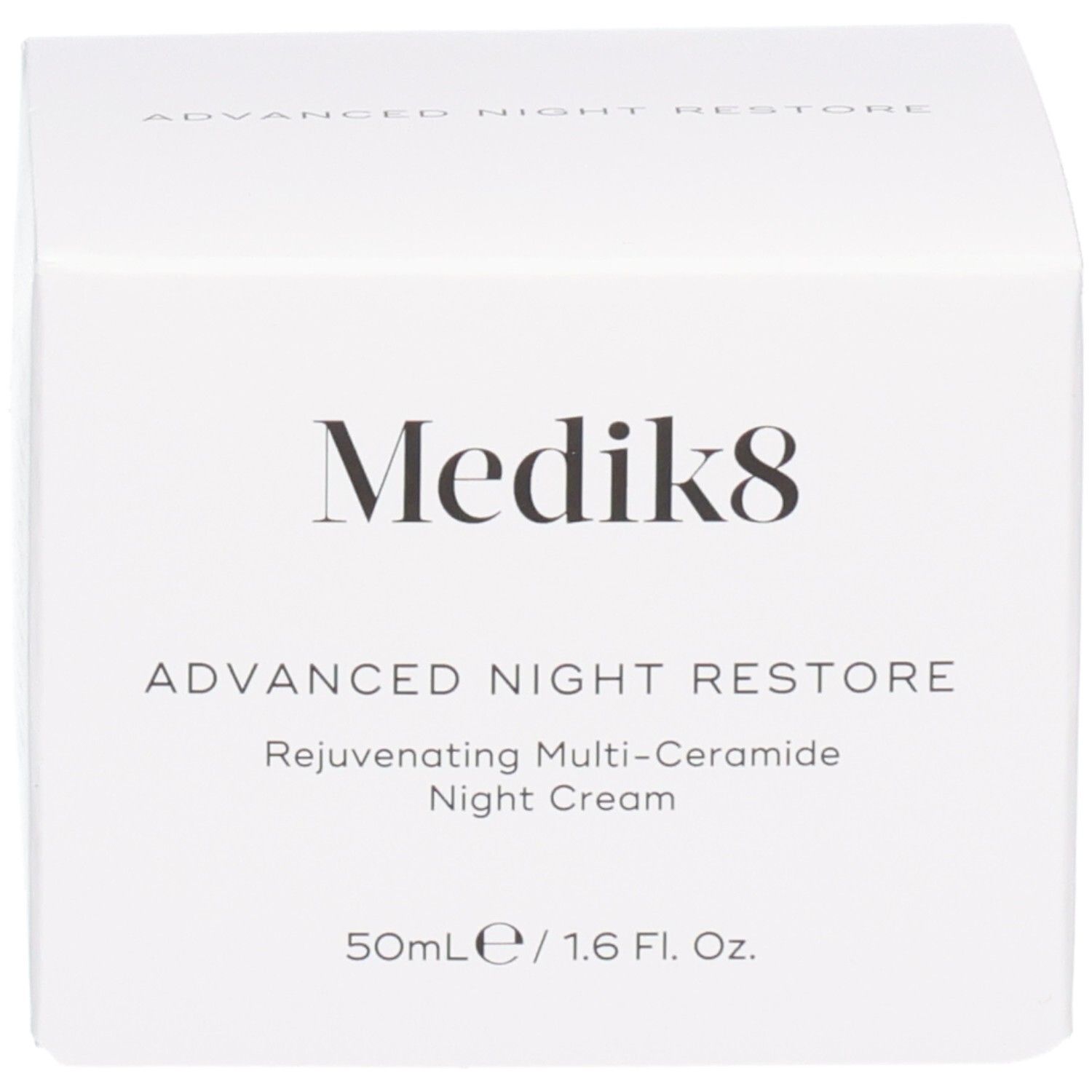 Boîte pour crème de nuit Medik8 Advanced Night Restore, 50ml.