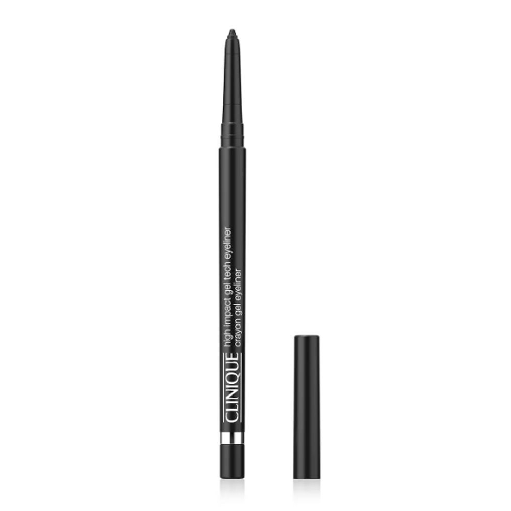 Clinique High Impact Gel Tech Eyeliner Zwart. Zwarte pen met afneembare dop.