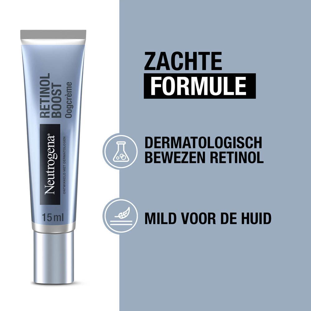 Neutrogena Retinol Boost oogcrème. Zachte formule. Dermatologisch bewezen. 15 ml.