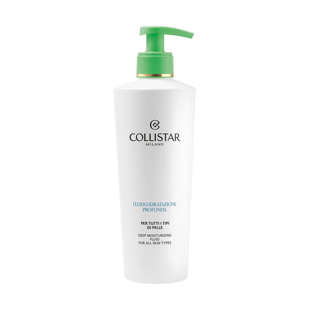 Collistar Deep Moisturizing Fluid pompflacon met groene dop.