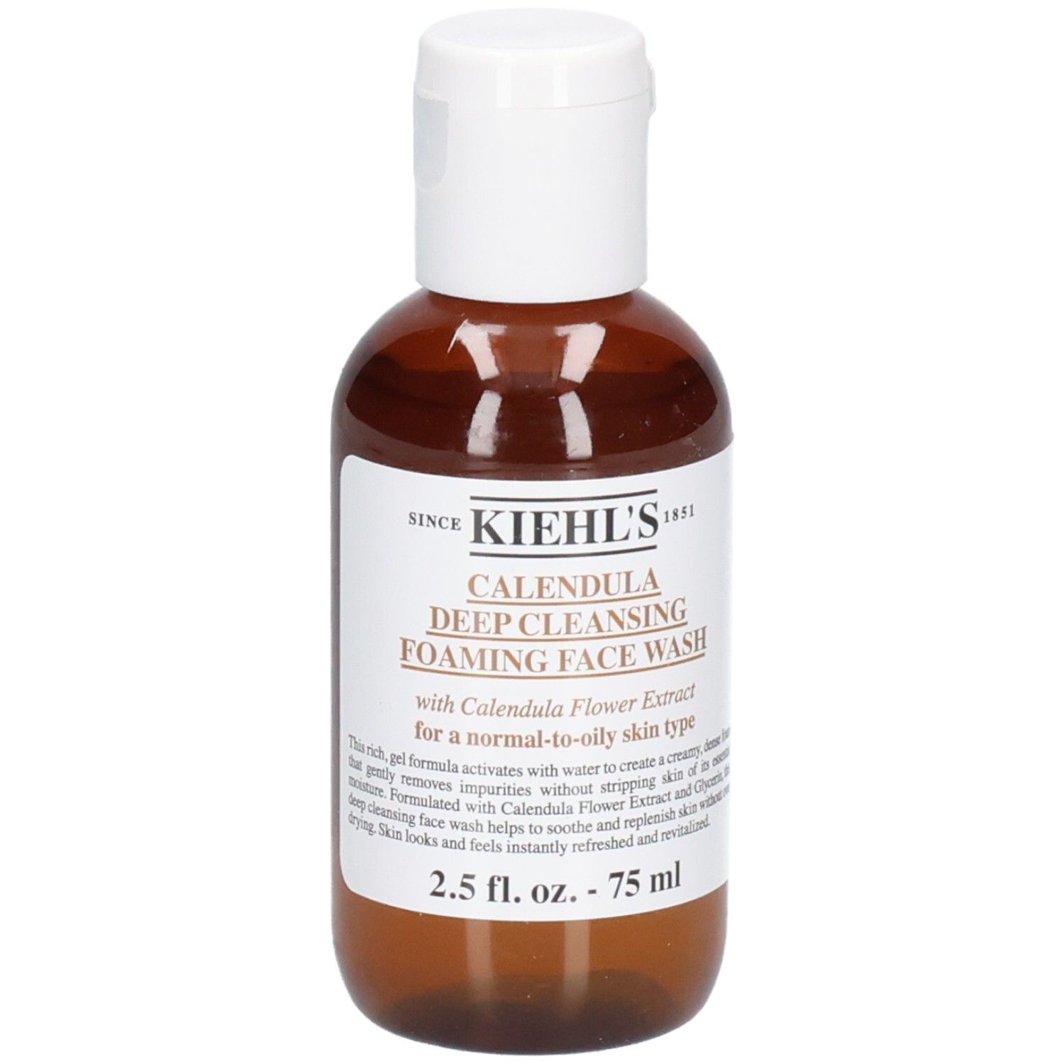 Kiehl's Calendula Deep Cleansing Foaming Face Wash, fles van 75 ml.