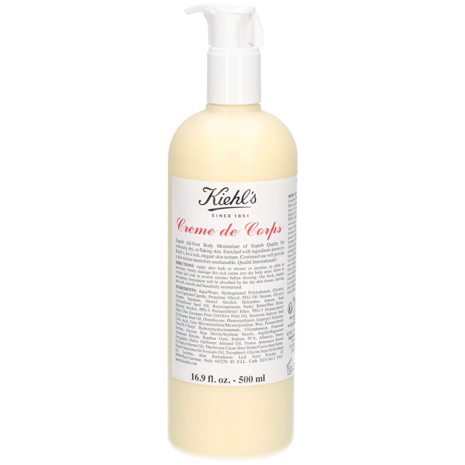 Kiehl's Creme de Corps bodycrème, vooraanzicht.