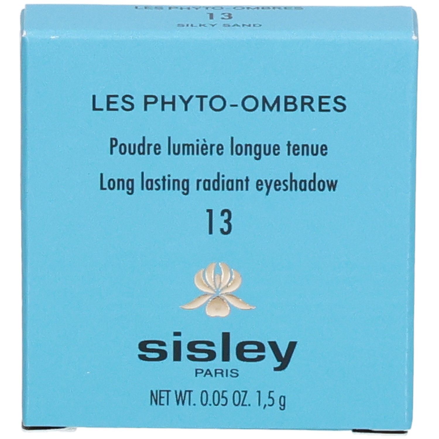 Boîte Sisley Les Phyto-Ombres fard à paupières, n°13 Silky Sand, 1,5g.