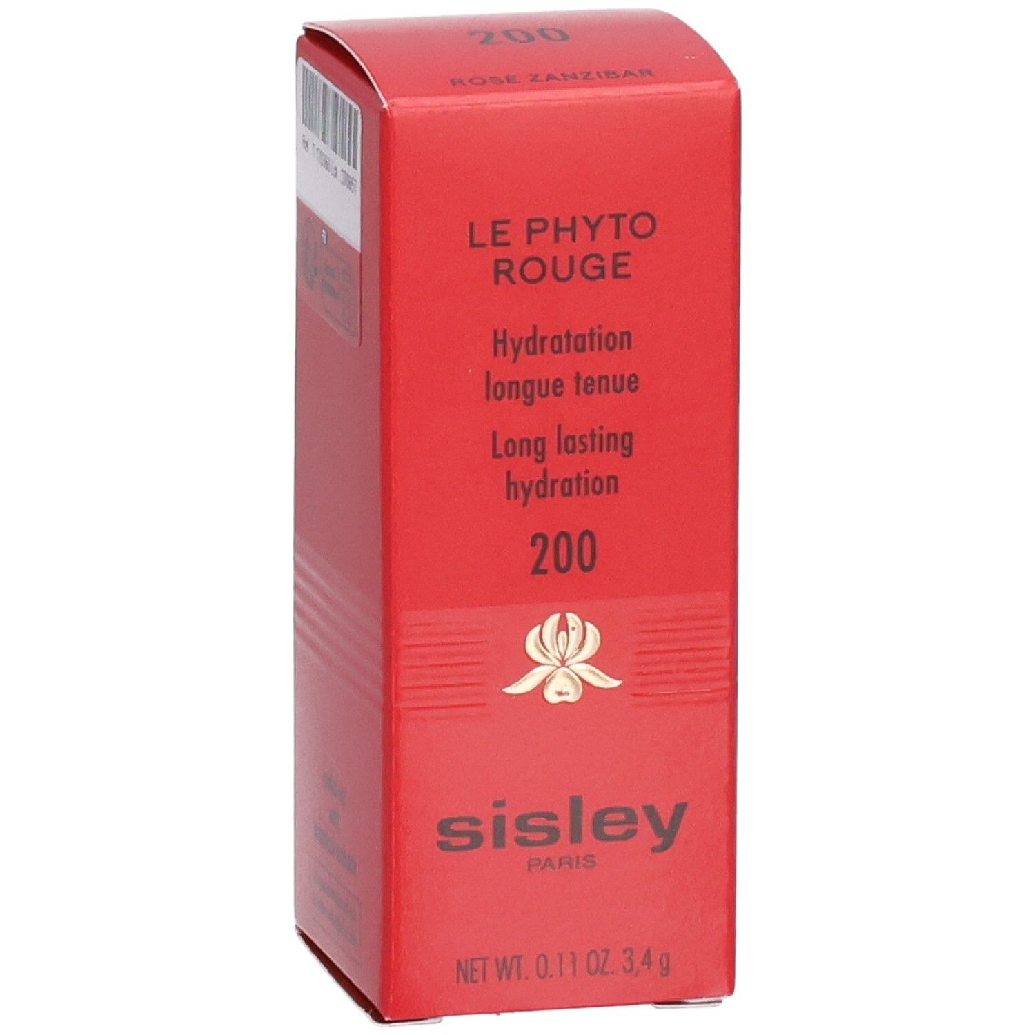 Sisley Le Phyto Rouge 200 Rose Zanzibar verpakking, voorkant met productnaam en merk.
